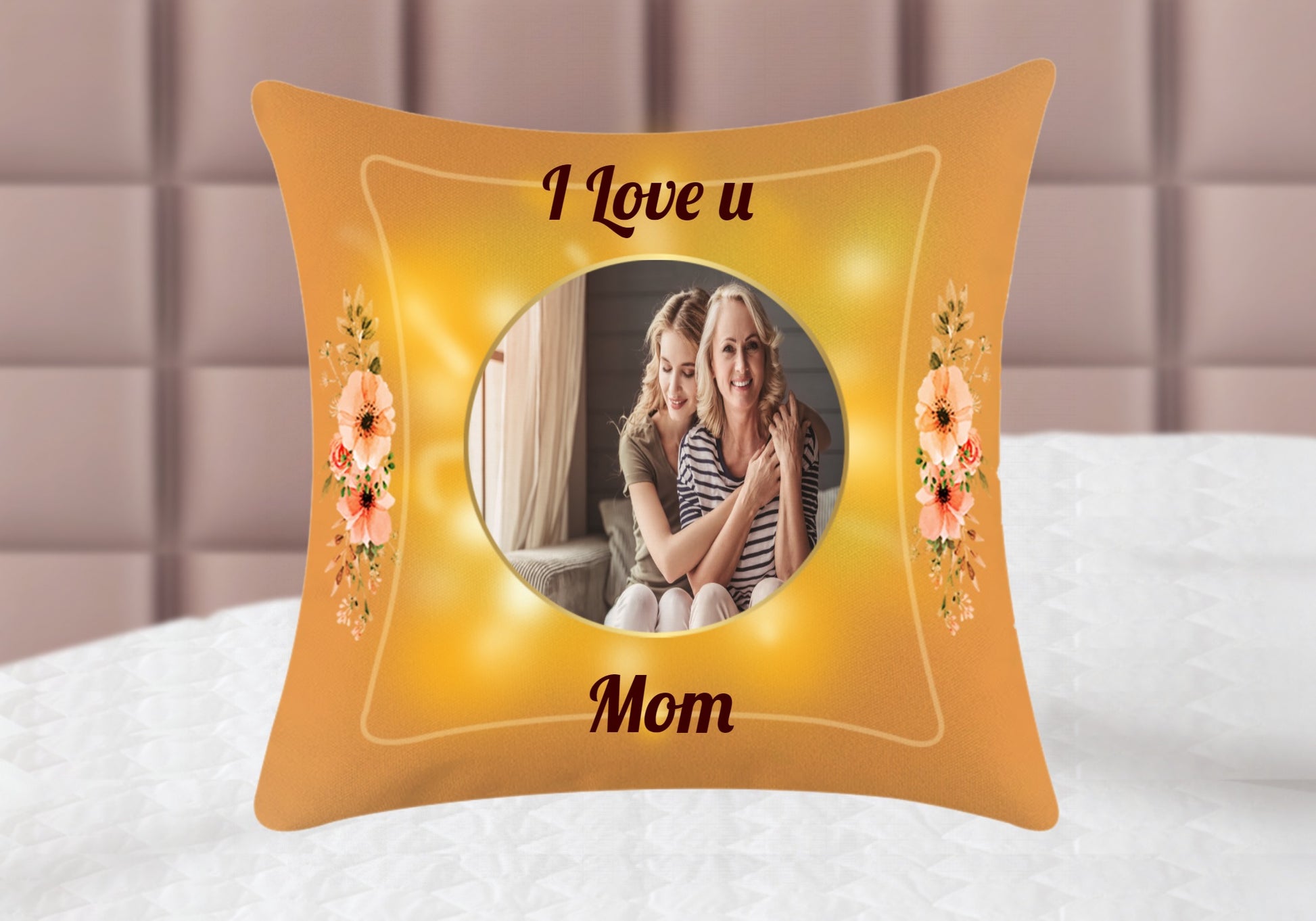 Mothers Day LED Cushion / Pillow custom