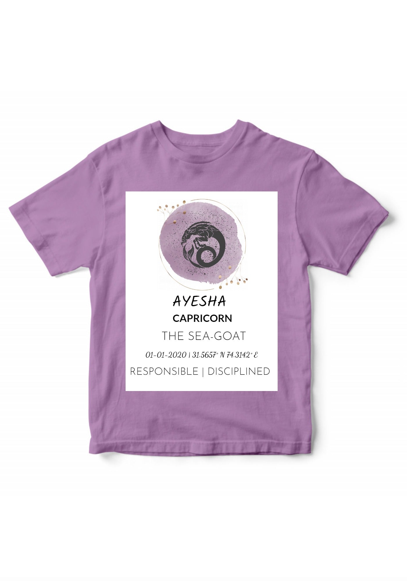 Zodiac Sign Kids T-Shirt (Customizable)