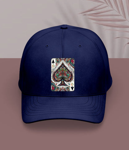 Navy Blue Ace of Spades Cap