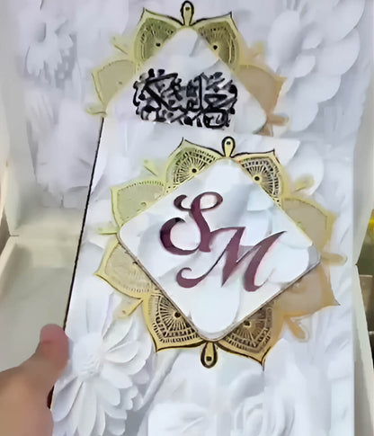 Acrylic Nikkah Book Front