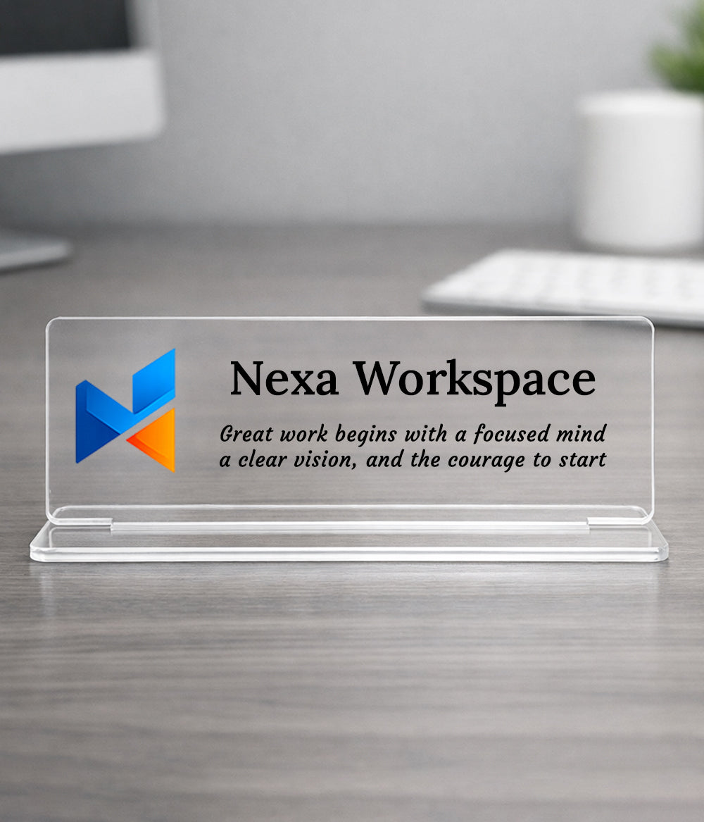 Acrylic Office Name Plate