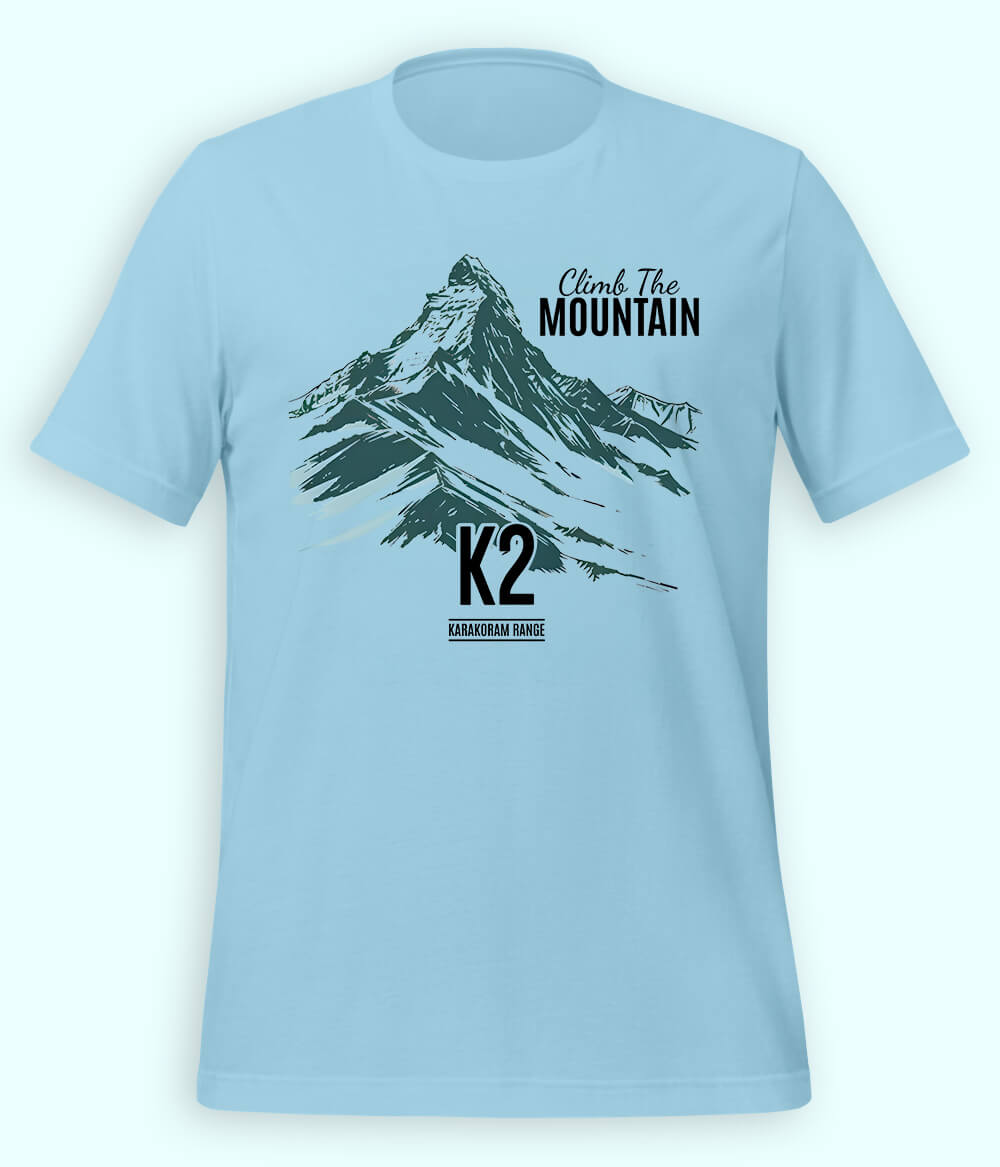 Adventure Awaits Sky Blue T-Shirt (Unisex)
