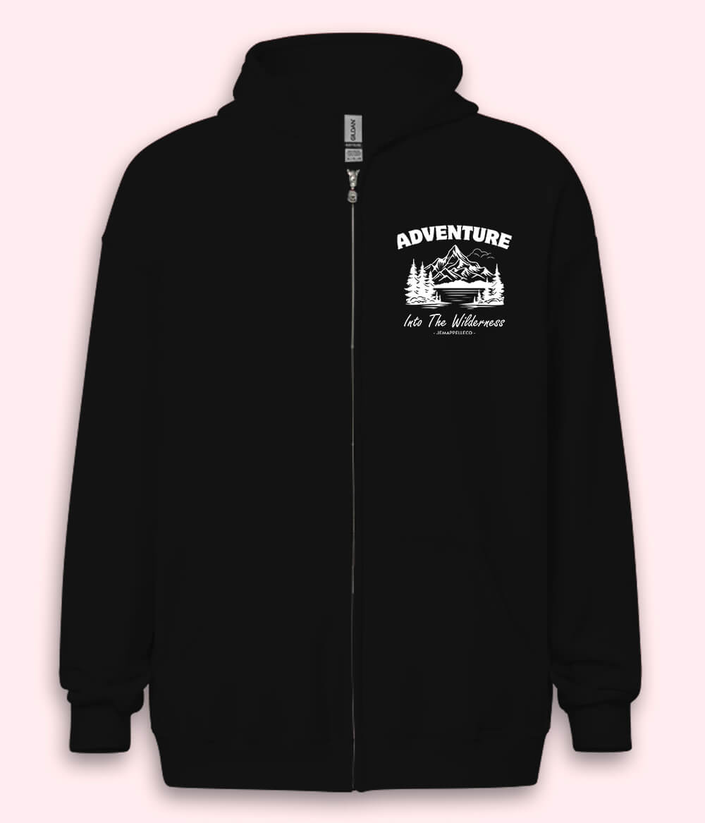 Adventure Wilderness Zipper Hoodie (Unisex)