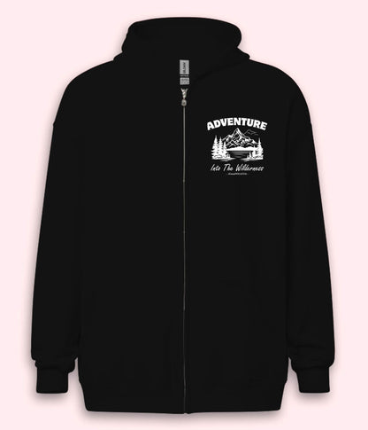 Adventure Wilderness Zipper Hoodie (Unisex)