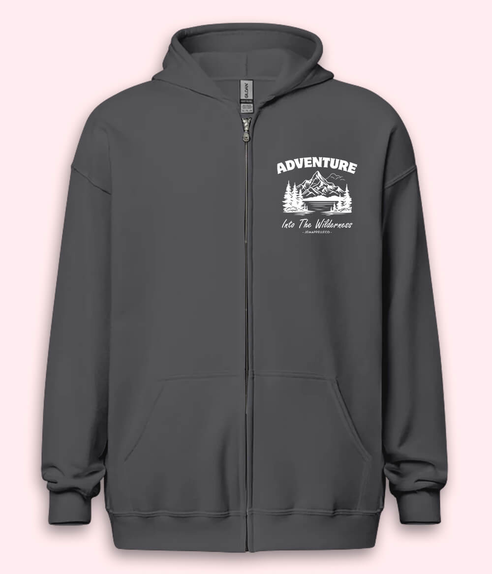 Adventure Wilderness Zipper Hoodie (Unisex)