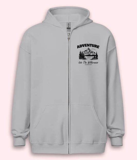 Adventure Wilderness Zipper Hoodie (Unisex)