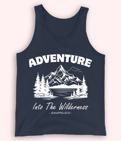 Navy Adventure in the Wilderness Tanktop (Unisex)