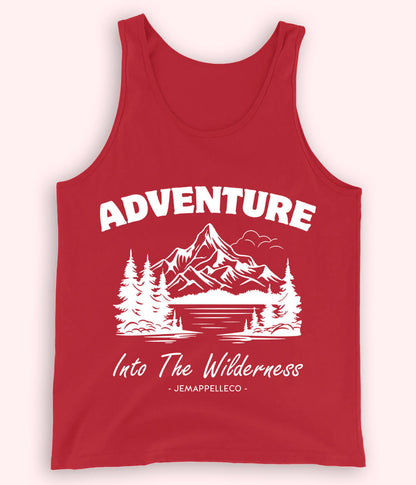 Red Adventure in the Wilderness Tanktop (Unisex)