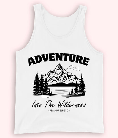 White Adventure in the Wilderness Tanktop (Unisex)