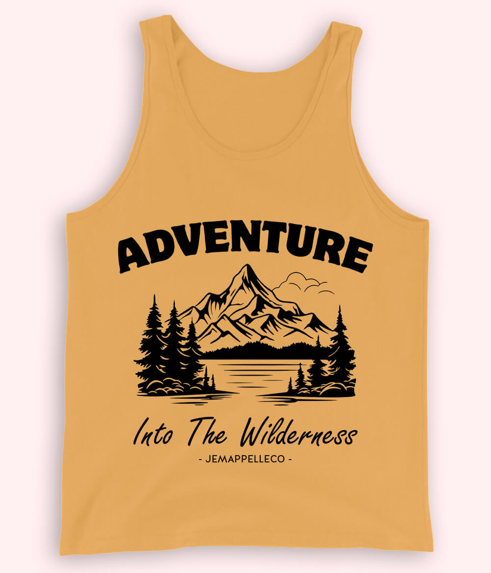 Yellow Adventure in the Wilderness Tanktop (Unisex)
