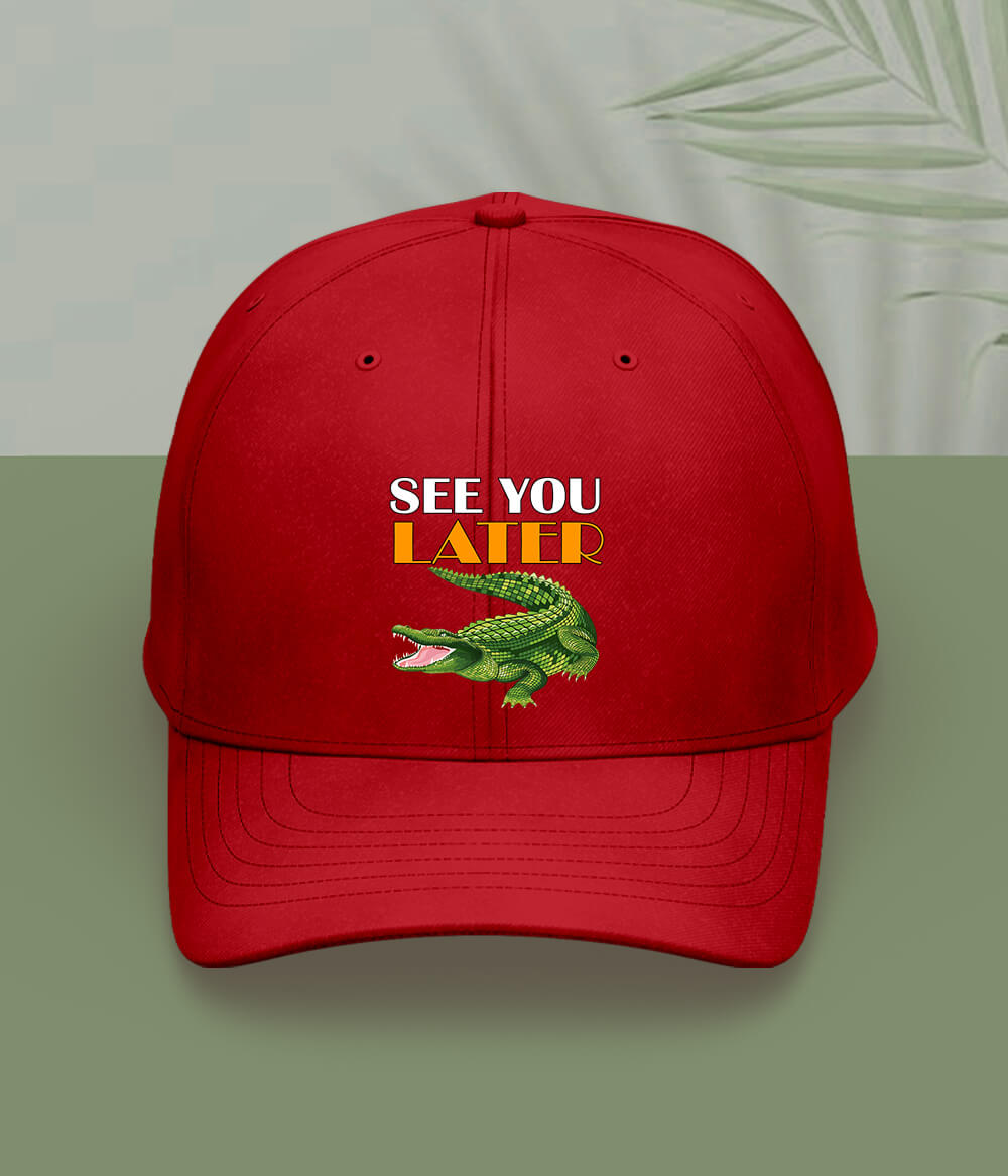 Red Alligator Cap