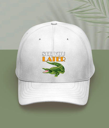 White Alligator Cap