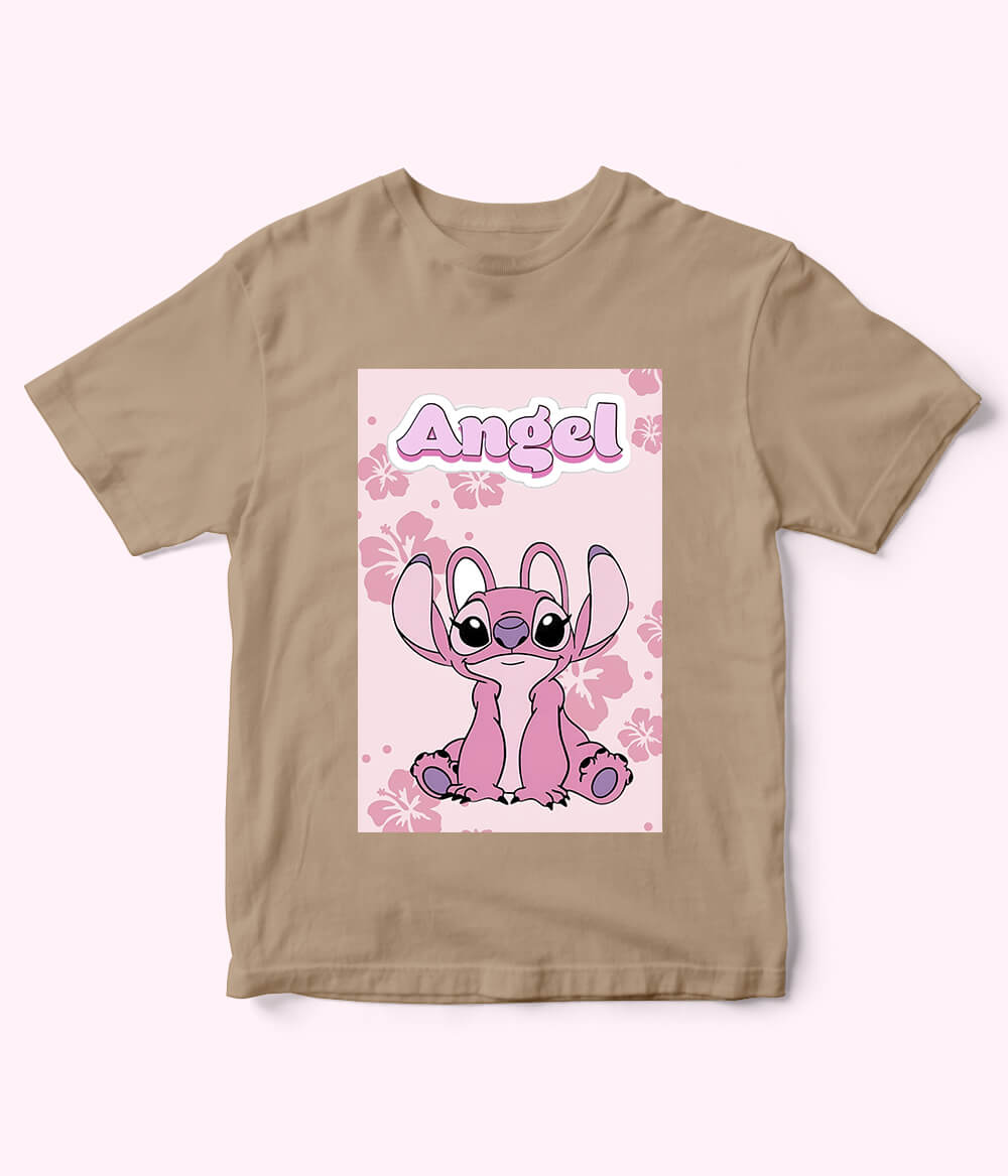 Angel Printed T Shirt – Girls Cartoon Tee Pakistan