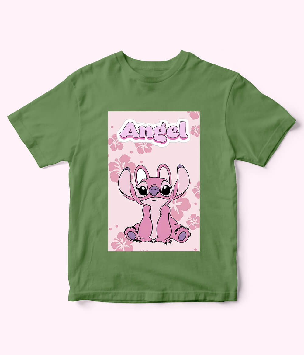 Angel Printed T Shirt – Girls Cartoon Tee Pakistan