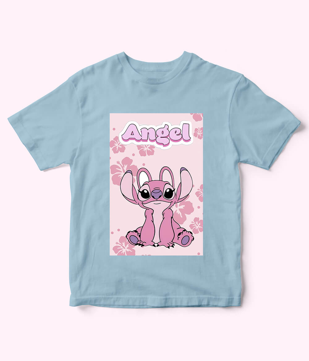 Angel Printed T Shirt – Girls Cartoon Tee Pakistan