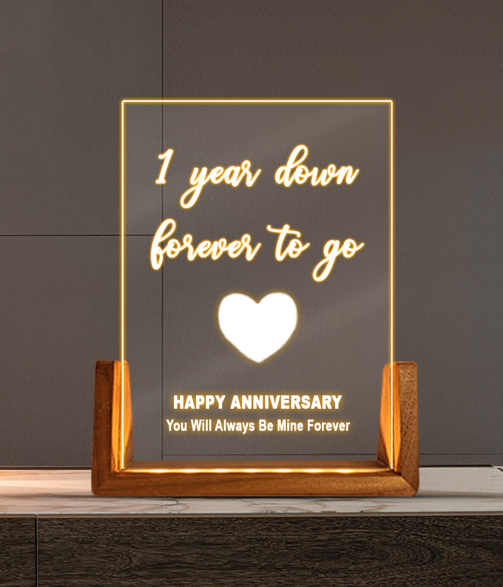 Anniversary Lamp - Customizable