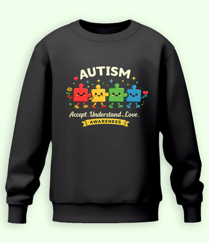 Autism Accept Sweatshirt (Unisex)