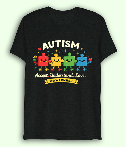Autism Accept Dri Fit T-Shirt (Unisex)