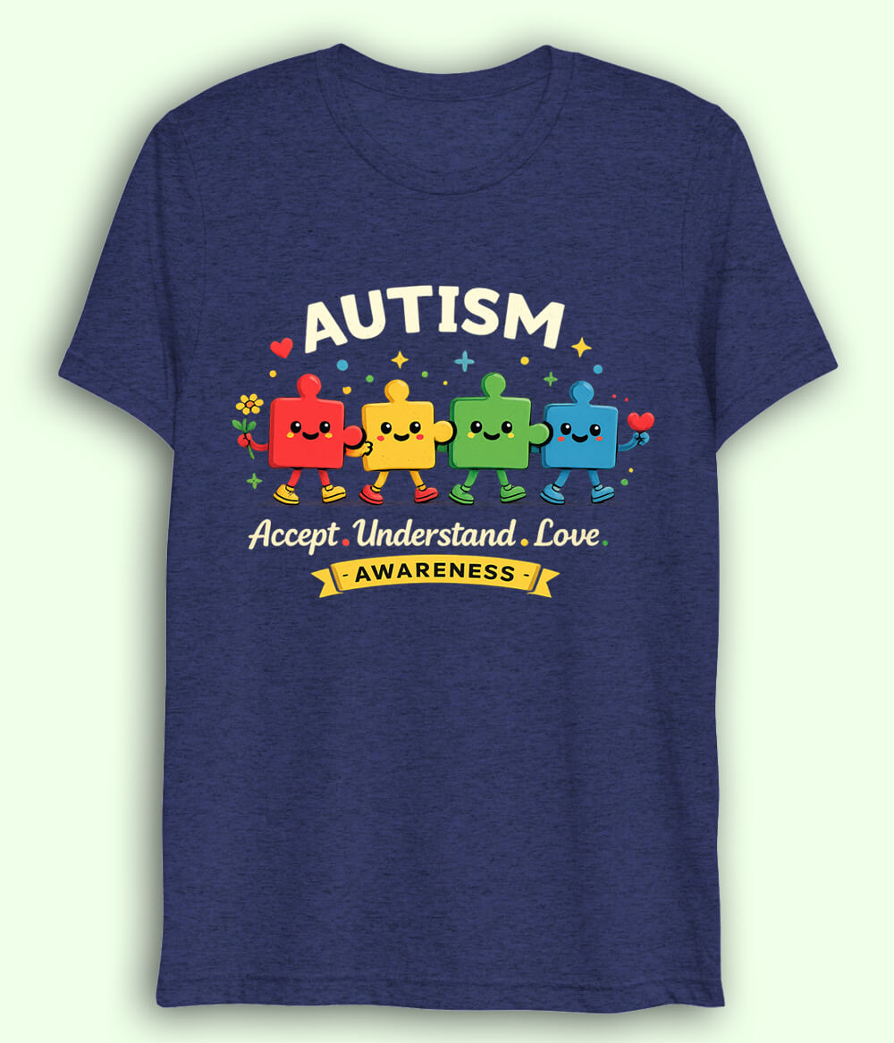 Autism Accept Dri Fit T-Shirt (Unisex)