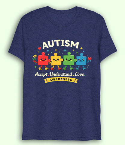 Autism Accept Dri Fit T-Shirt (Unisex)