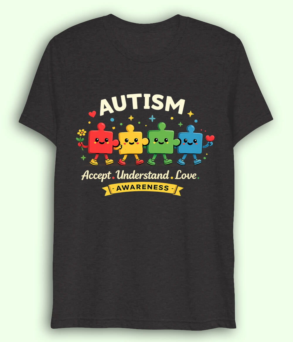 Autism Accept Dri Fit T-Shirt (Unisex)