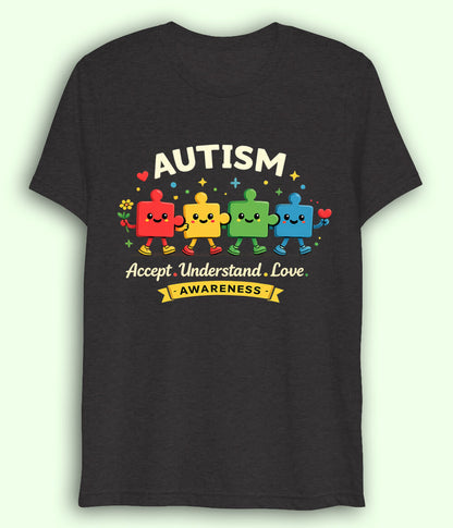 Autism Accept Dri Fit T-Shirt (Unisex)