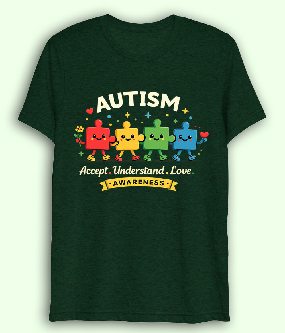Autism Accept Dri Fit T-Shirt (Unisex)