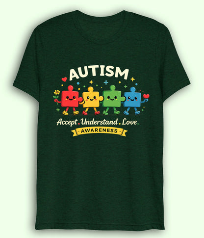 Autism Accept Dri Fit T-Shirt (Unisex)