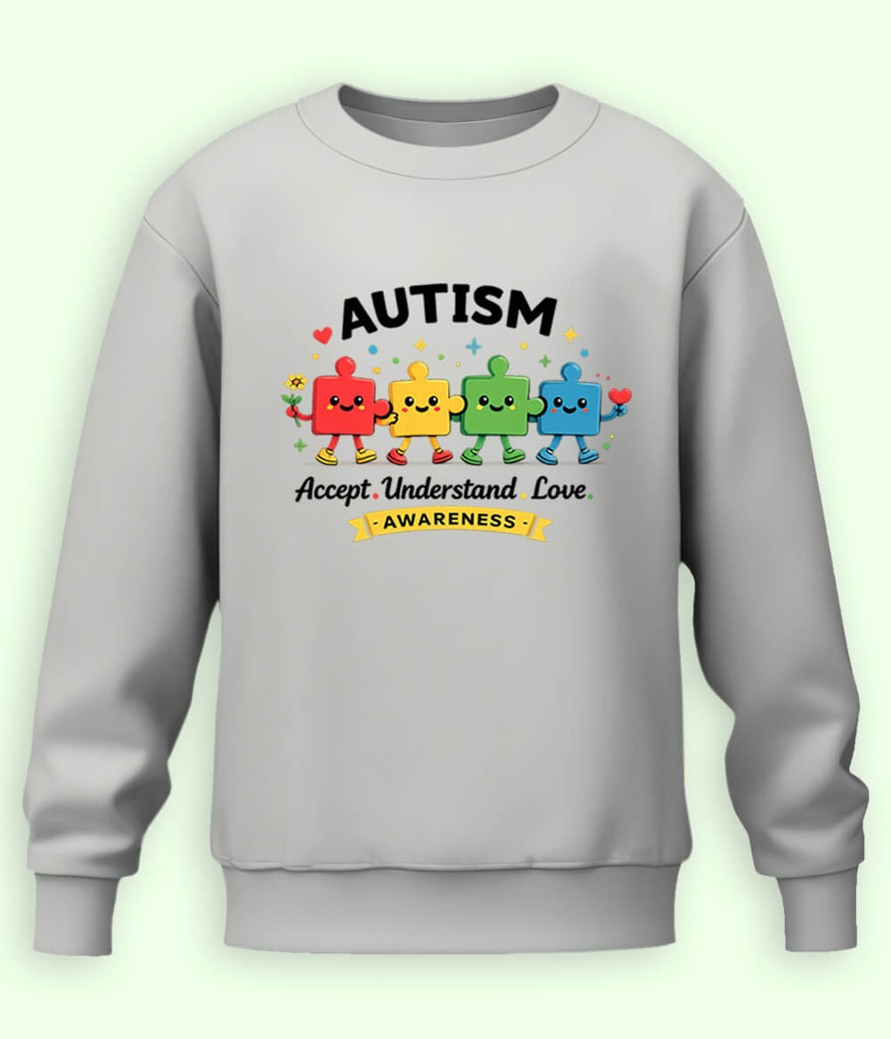 Autism Accept Sweatshirt (Unisex)
