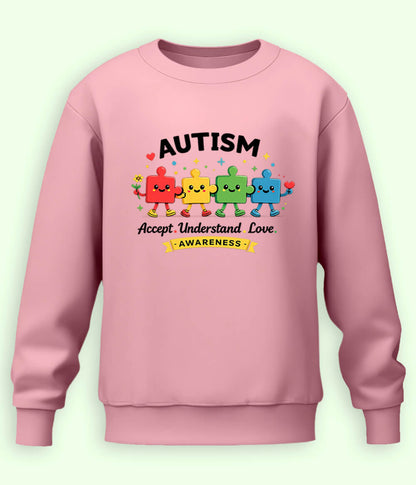Autism Accept Sweatshirt (Unisex)