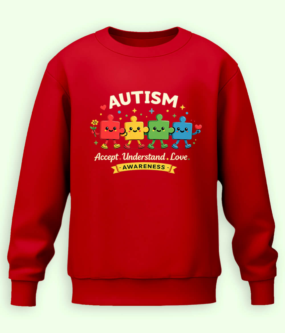 Autism Accept Sweatshirt (Unisex)