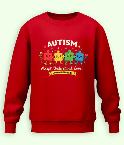 Autism Accept Sweatshirt (Unisex)