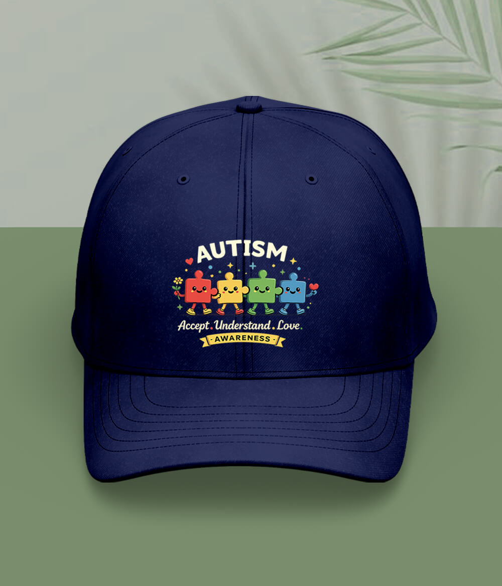 Autism Accept Understand Love Cap (Unisex)