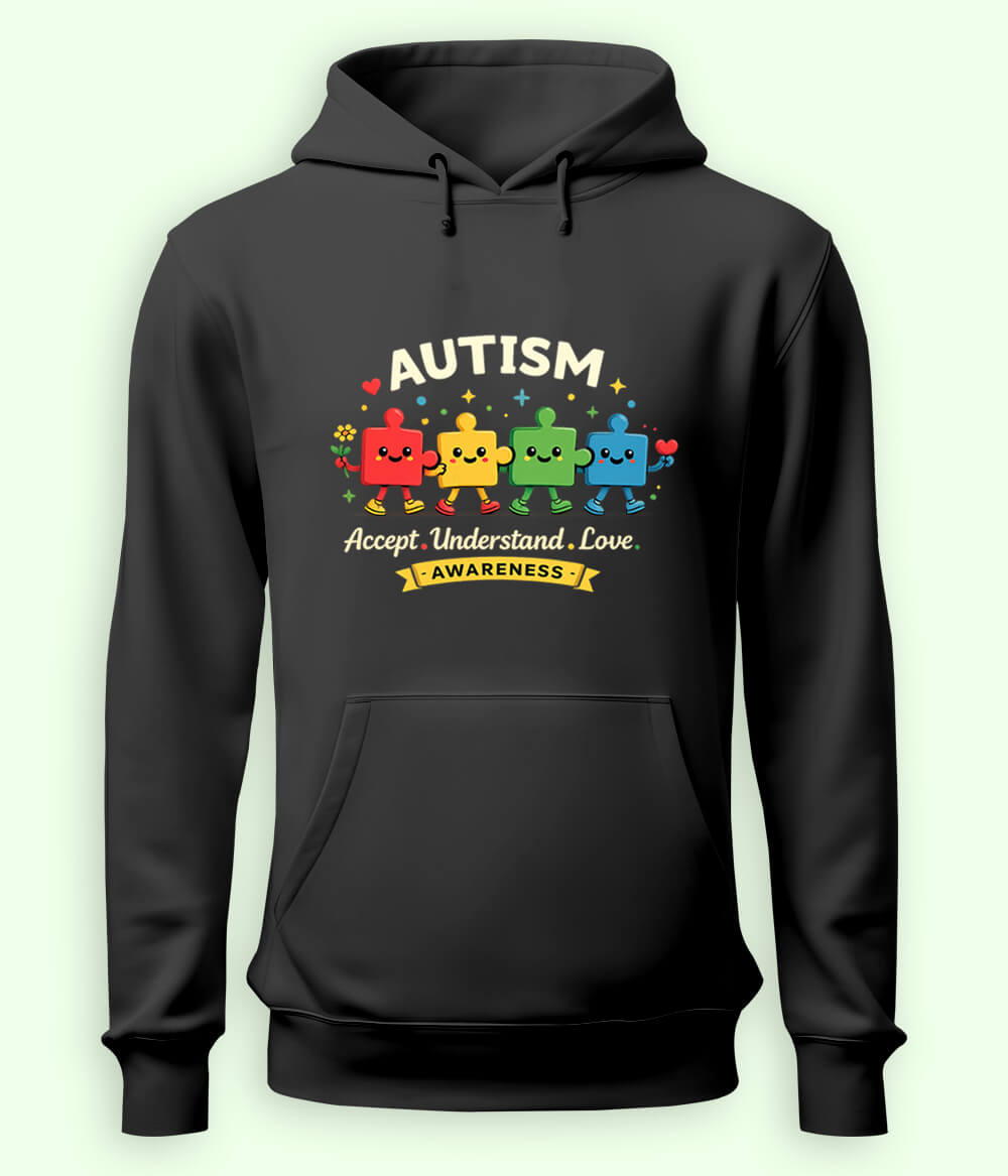 Autism Accept Understand Love Hoodie (Unisex)