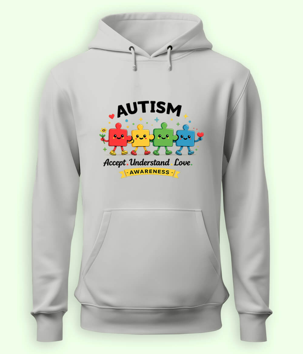 Autism Accept Understand Love Hoodie (Unisex)