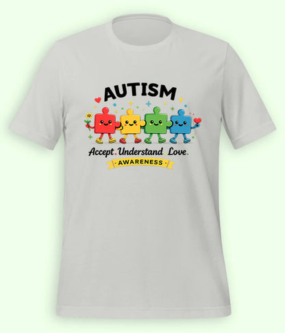Autism Accept Understand Love T-Shirt (Unisex)