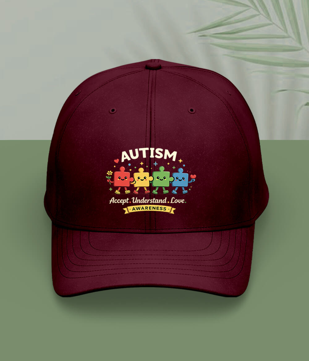 Autism Accept Understand Love Cap (Unisex)