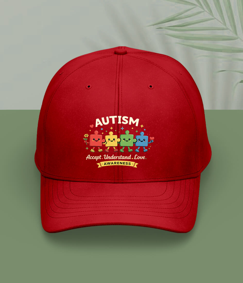 Autism Accept Understand Love Cap (Unisex)