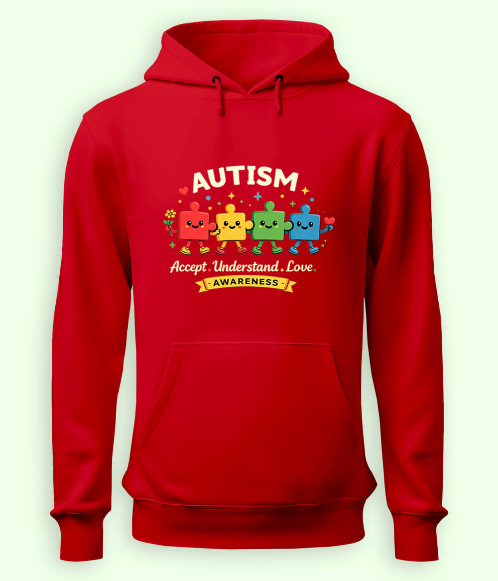 Autism Accept Understand Love Hoodie (Unisex)