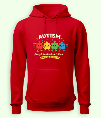 Autism Accept Understand Love Hoodie (Unisex)