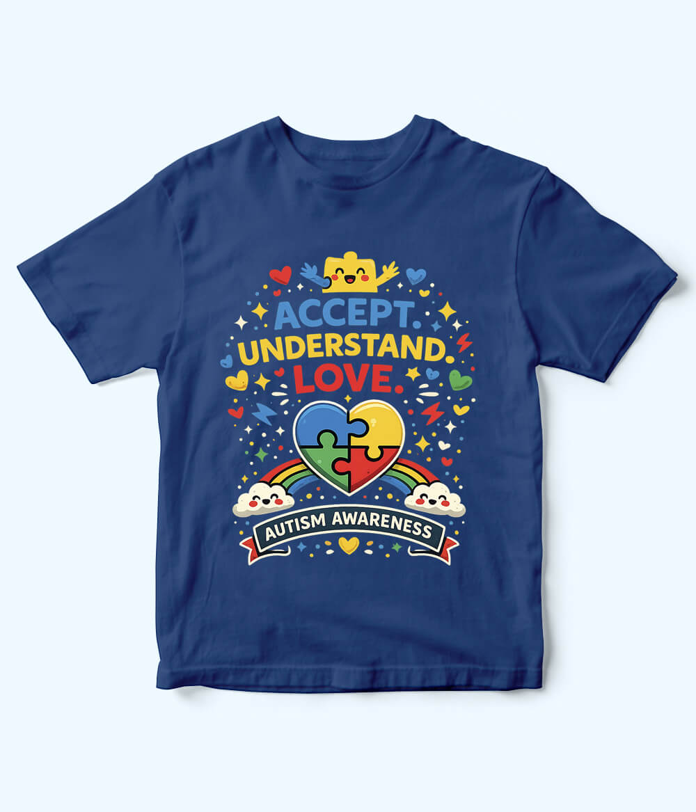 Autism Awareness Kids T-Shirt (Unisex)