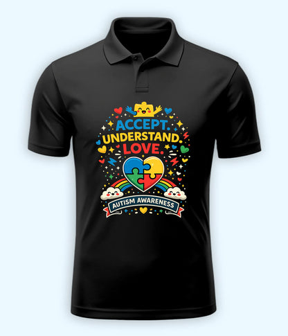 Autism Awareness Polo T-Shirt 