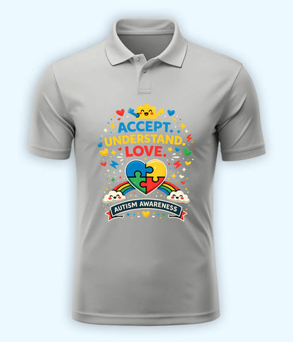 Autism Awareness Polo T-Shirt 