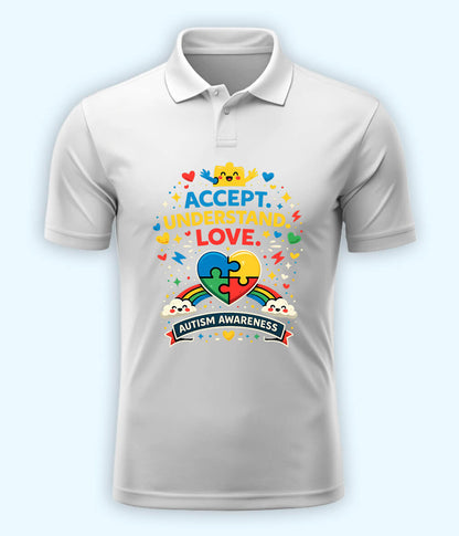 Autism Awareness Polo T-Shirt 
