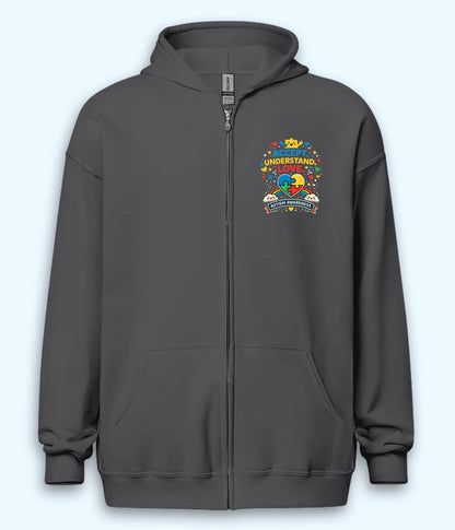 Autism Awareness Zipper Hoodie (Unisex)