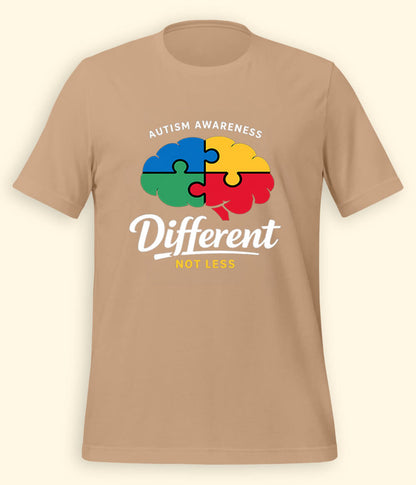 Autism Different Not Less T-Shirt (Unisex)