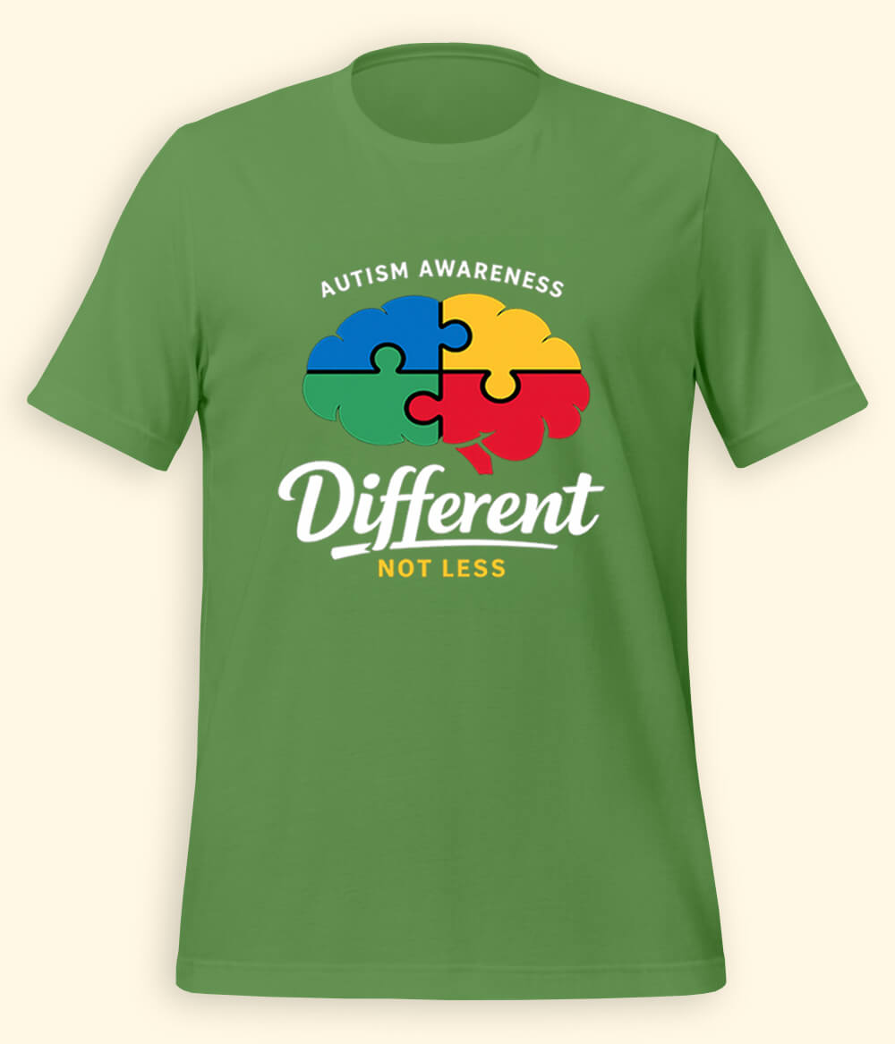 Autism Different Not Less T-Shirt (Unisex)
