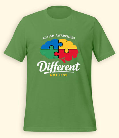 Autism Different Not Less T-Shirt (Unisex)