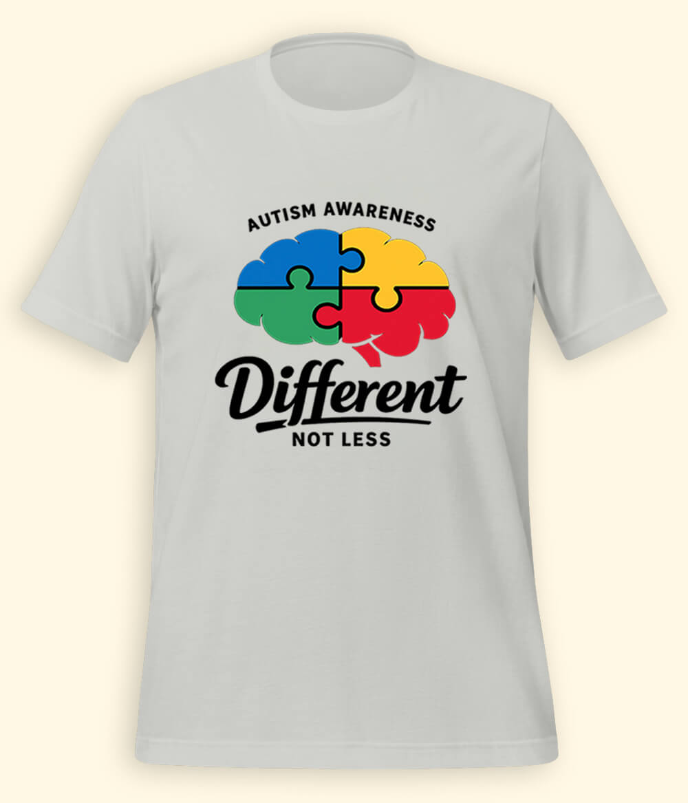 Autism Different Not Less T-Shirt (Unisex)