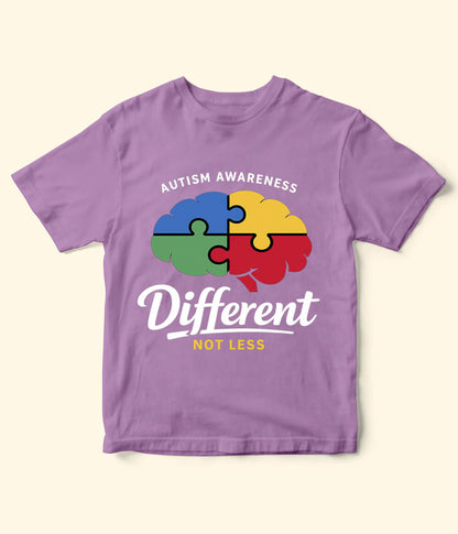 Autism Different Not Less Kids T-Shirt (Unisex)